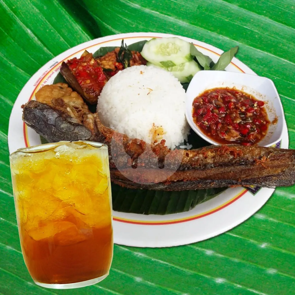 Paket Lele Penyet + Ice Tea